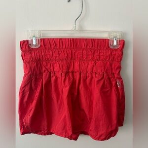 FP Movement by Free People Red Athletic Shorts